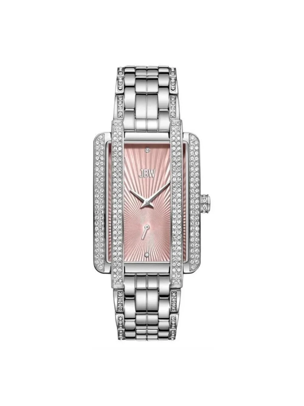 NWT JBW Mink Collection Quartz Diamond Pink Dial Ladies Watch